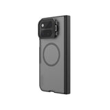 Google Pixel 11 Pro Fold - Nillkin Super Frosted Shield Prop Case Magnetic Clear Version Kickstand Transparent Lens Cover Camera Protect