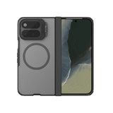 Google Pixel 11 Pro Fold - Nillkin Super Frosted Shield Prop Case Magnetic Clear Version Kickstand Transparent Lens Cover Camera Protect