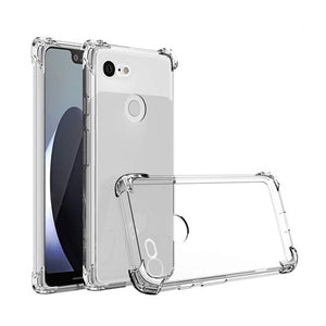 Google Pixel 3 XL - CLASY® Ski-Thin Series 4-Corner Bumper TPU Case