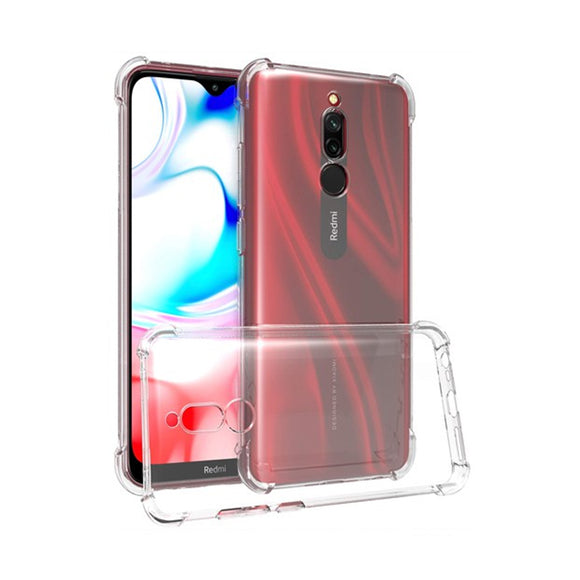 Xiaomi Redmi 8 - CLASY® Ski-Thin Series 4-Corner Bumper TPU Case