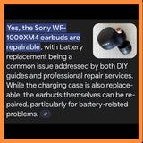 Most of Sony in lifetime usages via battery replacement Bluetooth earbuds series in free checking service by mobile hardware