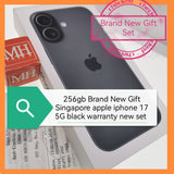 256gb Feb new gift Singapore apple iphone 17 5G black warranty new set