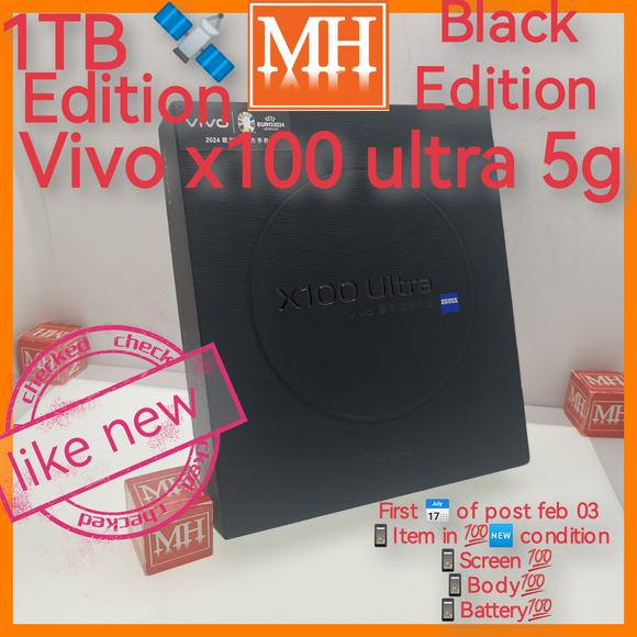 1tb satellite 🛰️ edition official vivo x100 ultra 5g titanium grey support Google gms full set