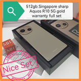 512gb 2026 warranty Singapore sharp Aquos R10 5G gold warranty full set