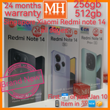 2 years warranty Singapore Xiaomi Redmi note 14 all series new set