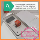 512gb dual screen snapdragon Xiaomi 17 pro max 5g white support google playstore gms full set