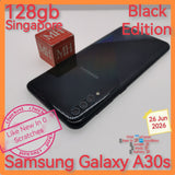 128gb Singapore Samsung Galaxy A30s black set