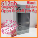 Sealed 512gb Singapore oppo find x8 pro 5g black warranty new set