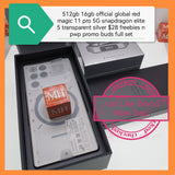 512gb 16gb Feb gift+freebies red magic 11 pro 5G transparent silver snapdragon gaming optional pwp promo full set