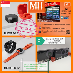 Singapore cmf phone 1 l watch pro 2 l buds pro 2 warranty new set