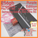 256gb may gift Singapore Samsung Galaxy S26 Ultra 5G snapdragon purple warranty full set