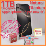 1tb Singapore apple iphone 16 pro max 5G natural titanium full set