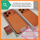 1tb 2027 care+ 82 Cycles Singapore apple iphone 17 pro 5g orange warranty full set