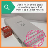 Sealed 512/256 official global version hk/tw Sony Xperia 1 VII mark 7 5g snapdragon new set