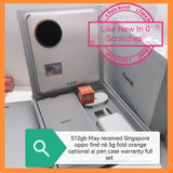 512gb May received Singapore oppo find n6 5g fold snapdragon orange optional ai pen case warranty full set