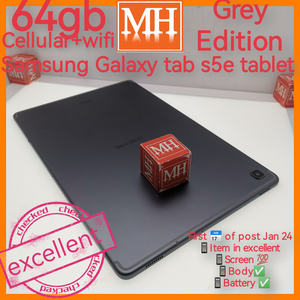 Cellular+wifi Singapore Samsung Galaxy tab s5e 64gb grey set