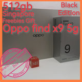 Freebies gift box+512gb Singapore oppo find x9 5g titanium grey warranty Sealed new set