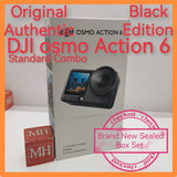 Original Authentic DJI osmo action 6 standard combo black sealed new set