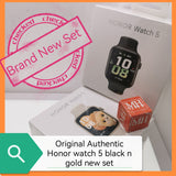 Original Authentic honor watch 5 Black n Gold new set
