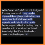 Most of Sony in lifetime usages via battery replacement Bluetooth earbuds series in free checking service by mobile hardware