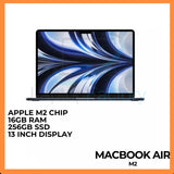 16gb 256gb may 2026 warranty apple MacBook Air 13 M2 chip starlight in 8 charging cycles warranty full set