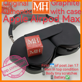 Original authentic official apple airpod max graphite with case set