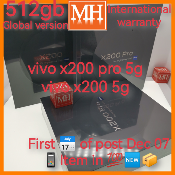 512gb 16gb global version official vivo x200 5g all series new set