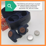 Free checking can't pairing or no power up n express battery replacement 1hr for Sony Samsung Gravastar Sennheiser JBL Jabra etc models