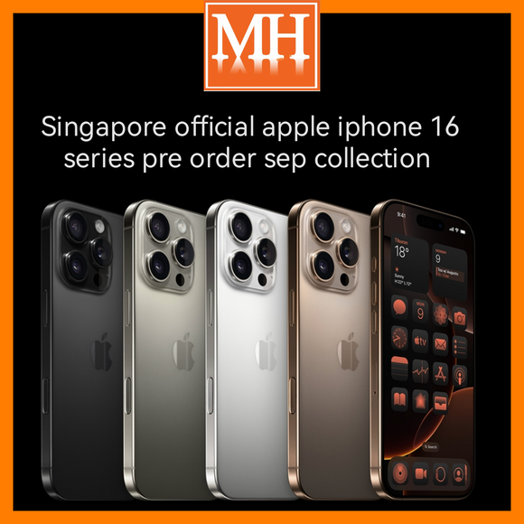 Singapore official apple iphone 16 pro max n all 16 series pre order from 20 sep collection