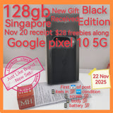 20 Nov+freebies new gift Singapore google pixel 10 5G black 128gb warranty full set