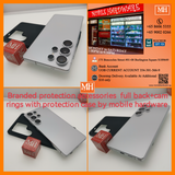 Branded protection back+cam rings n protection case by mobile hardware