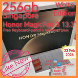 512gb free keyboard+pencil+glass Singapore honor magicpad 3 wifi 13.3" big screen white warranty full set