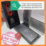 Freebies+512gb 16gb transparent black global version red magic 8 pro 5g snapdragon gaming full set