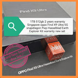 1tb 512gb Singapore oppo find x9 ultra 5G pre order limited time offer warranty new set