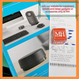 Original Authentic 2026 receipt Logitech Z407 80w home entertainment computer speaker with subwoofer n music controller black Warranty full set