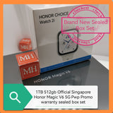 1tb 512gb Official Singapore Honor Magic V6 5G Fold pwp promo warranty sealed box set
