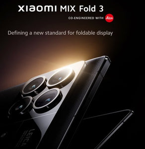 Aug end latest official Xiaomi mi mix fold 3 gold black edition new set