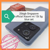 256gb Singapore official Xiaomi mi 13t 5g blue set