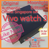 Original Authentic Singapore vivo watch 3 moonlight edition full set