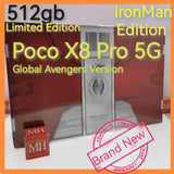 512gb Iron Man Limited Edition Poco X8 Pro 5G red Avengers new set