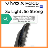 Singapore 512gb vivo x fold 5 pre - freebies $3xx+$300 pre order promo warranty new set