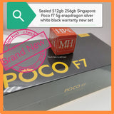 Sealed Singapore poco F7 5g snapdragon warranty new set