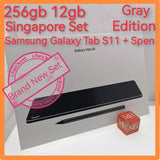 256gb 12gb Singapore official Samsung Galaxy tab s11 wifi grey with spen warranty new set