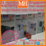 24 months warranty Singapore Xiaomi Redmi note 14 all series new set