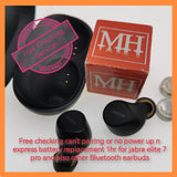 Free checking can't pairing or no power up n express battery replacement 1hr for jabra elite 7 pro and also other Bluetooth earbuds