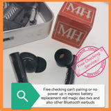 Free checking can't pairing or no power up n express battery replacement red magic dao tws gaming earbuds and also other Bluetooth earbuds