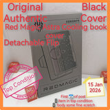Original Authentic red magic astra black book cover detachable flip set