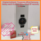 Original authentic Singapore Samsung Galaxy watch 8 classic 46mm black BT warranty full set