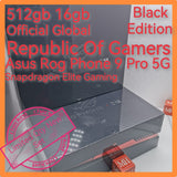 512gb 16gb global version republic Of Gamers Asus Rog Phone 9 Pro 5G black snapdragon gaming new set