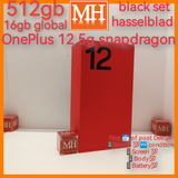 512gb 16gb global rom OnePlus 12 5g black snapdragon hasselblad camera full set